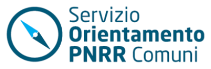 Servizio Orientamento PNRR Comuni