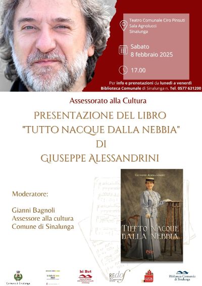 PRESENTAZIONE LIBRO DI GIUSEPPE ALESSANDRINI " TUTTO NACQUE DALLA NEBBIA"